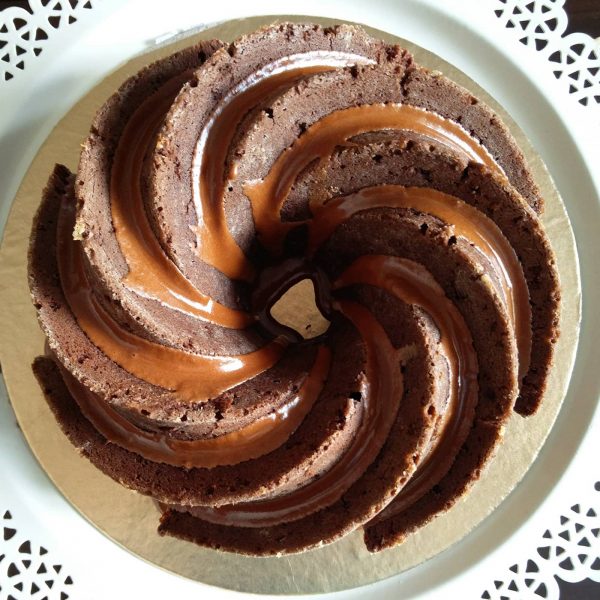 Mocha Cake with Coffee Glaze